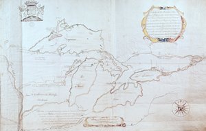 Mapa de los Grandes Lagos